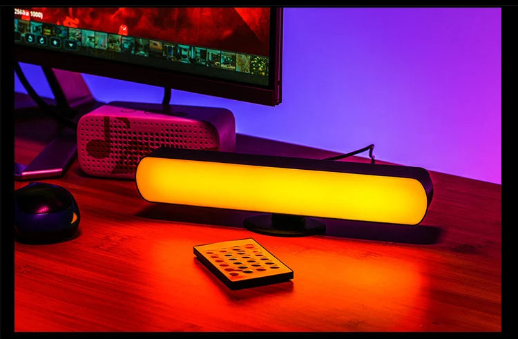 LED night light bar decoration light strip RGB with remote control desktop light remote control light strip TV game bedroom deco