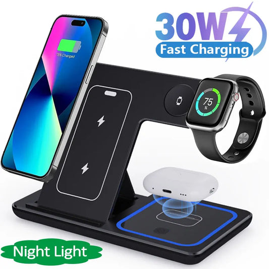 Wireless Charger Stand 3 in 1