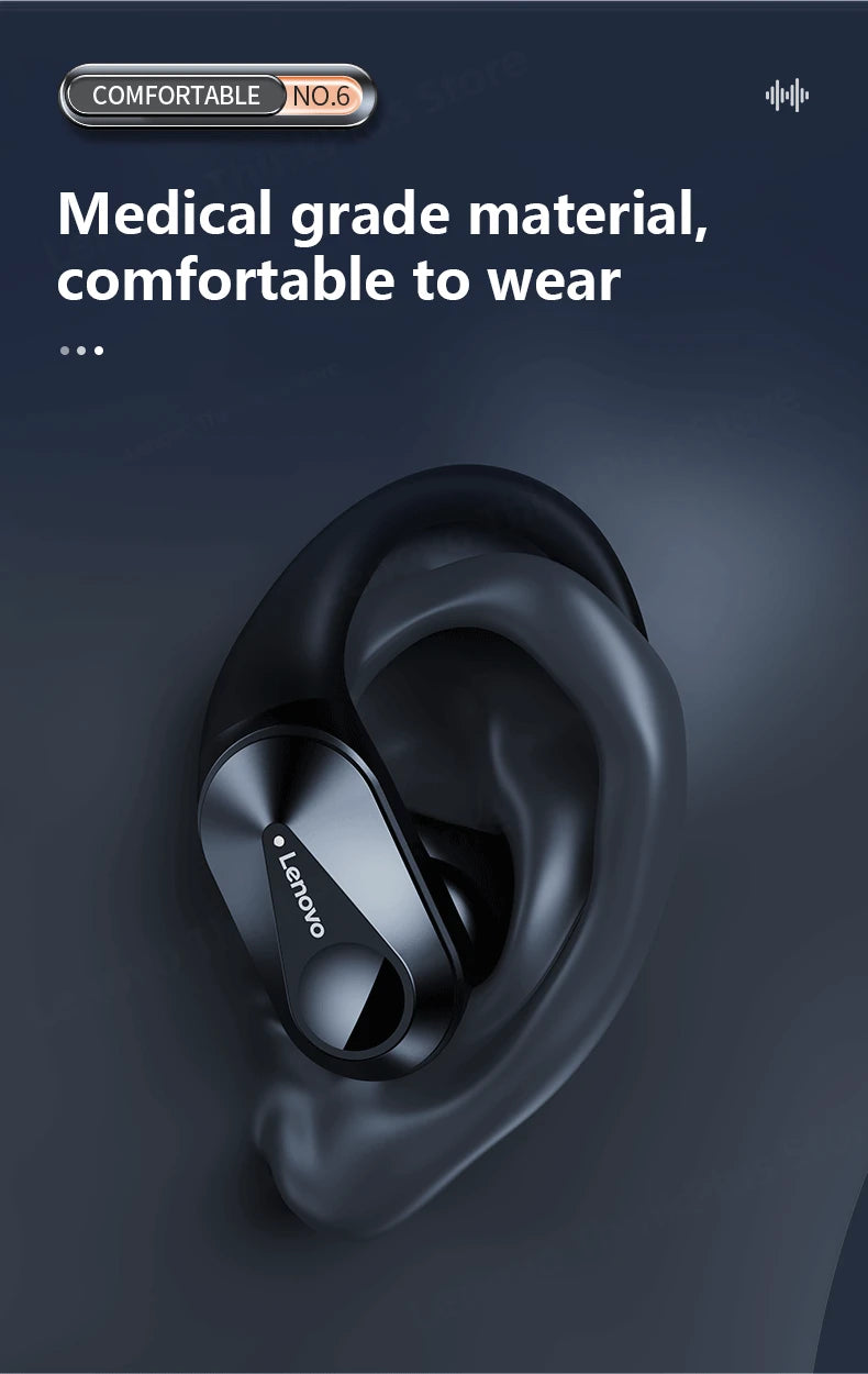 Lenovo LP75 Bluetooth 5.3 Earphones TWS Wireless Sport Headphones LED Digital Display HiFi Stereo Noise Reduction Gaming Earbuds